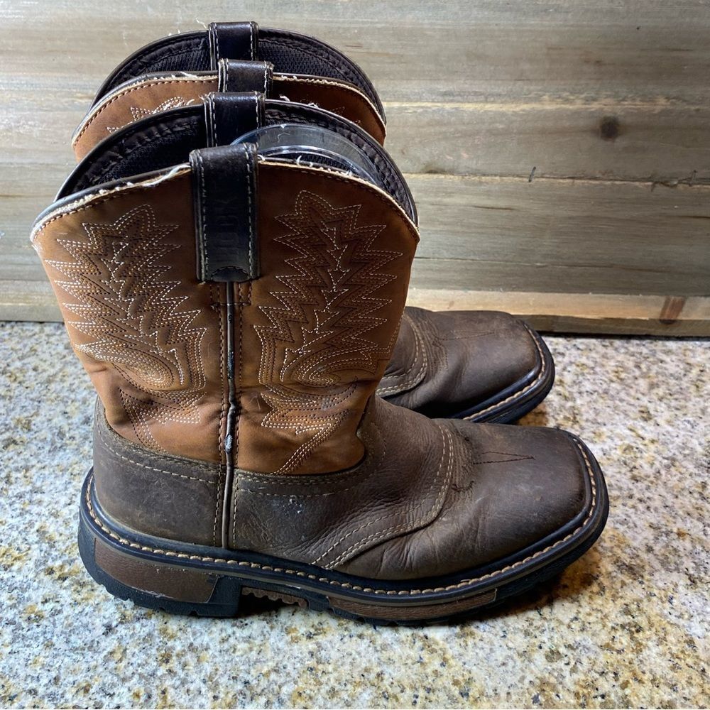 ✅Rocky Boots 8”    Western brown leather